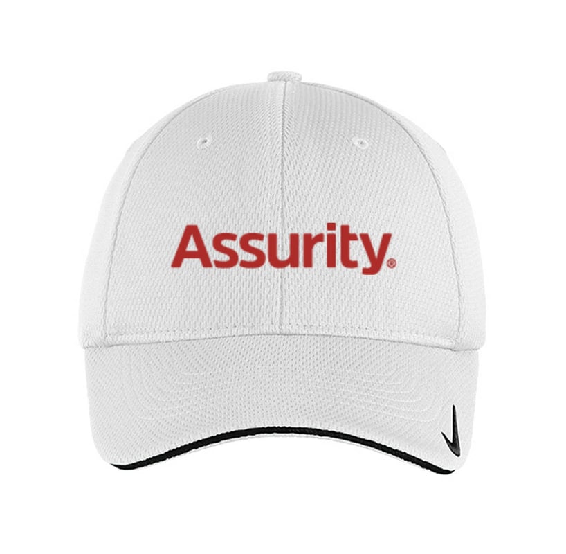 White Nike Dri-Fit Mesh Cap