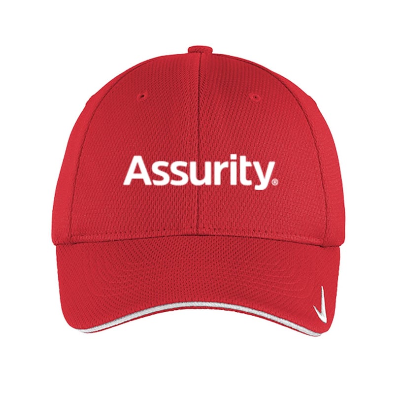 Red Nike Dri-Fit Mesh Cap